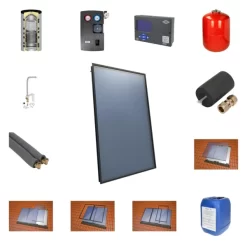 Solarpakket 4plus indak 800 liter, 4 collectoren