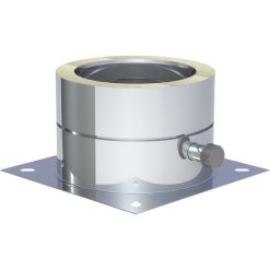 Basisplaat RVS voor sokkelmontage