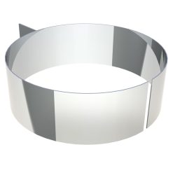 Bliksembeveiligingklem RVS Ø 150 mm rookgassysteem D1