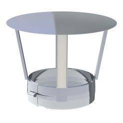 Regenkap RVS Ø 150 mm