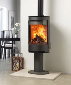 Charlton & Jenrick Purevision Basis Houtkachel rond op hoge poot