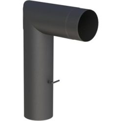 Knie met smoorklep en deur