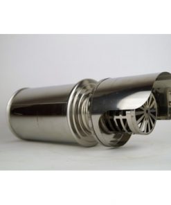 Muurdoorvoer compleet voor pelletkache luxe uitvoering 250mm
