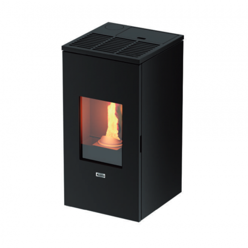 Een moderne, automatische, vrijstaande pelletkachel. FUTURA is de perfecte oplossing voor eengezinswoningen en zomerhuizen. Zijn kleine formaat en elegante stijl, gecombineerd met aantrekkelijke technische parameters, maken het een waardige keuze. Dankzij de pellettank met een capaciteit van 16 kg kan het apparaat tot 20 uur zelfstandig werken. Het product is ecologisch. Om de kamer te verwarmen, gebruikt het apparaat pellets, een economische en milieuvriendelijke biobrandstof