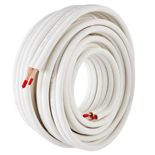 AircoTube koelleiding geïsoleerd Ø1/2" x 3/4" (rol van 20 meter)